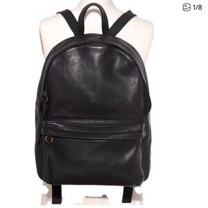 Madewell Black Leather Backpack